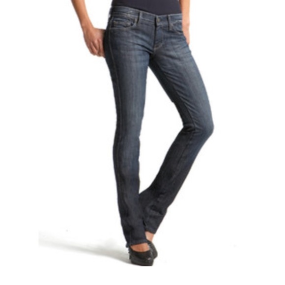 7 For All Mankind Denim - 7FAM Edie Slim Straight Leg Jeans Size 26